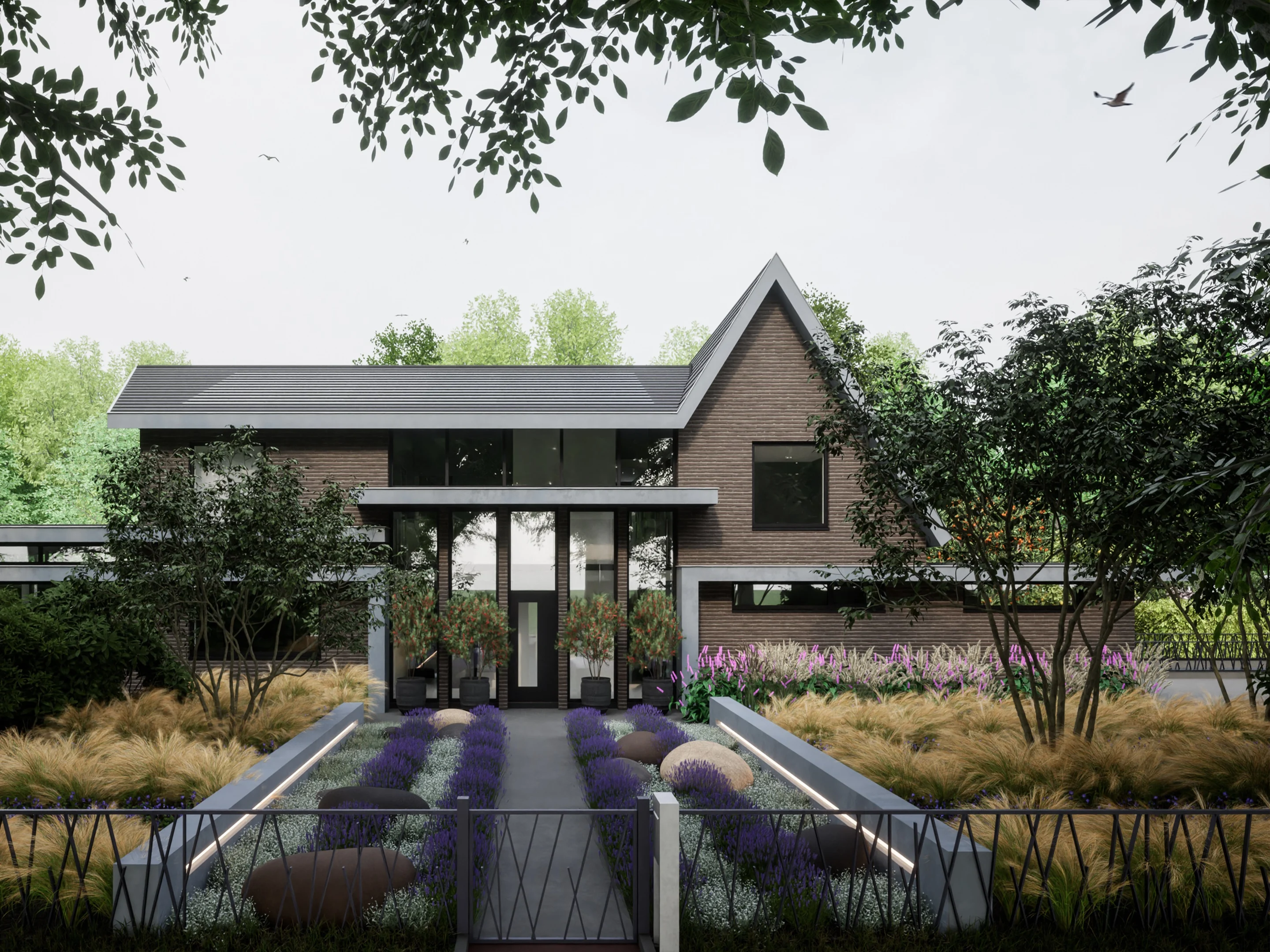 Tuinontwerp landelijke tuin Tuinontwerp landelijke tuin